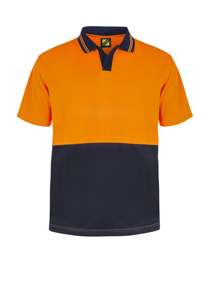 Hi Vi Two Tone Ss Laundry Polo (WSP205)